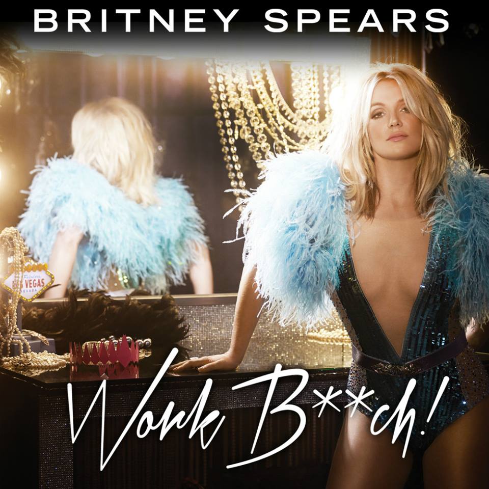 Britney Spears - Work Bitch Artwork - CD lemezborító.
