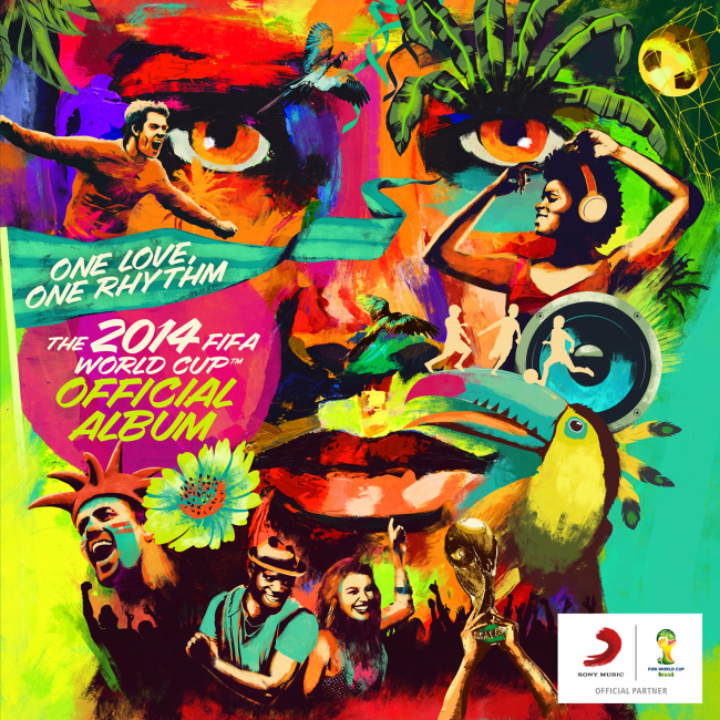 Fifa World Cup 2014 Official Album Cover - CD borító.