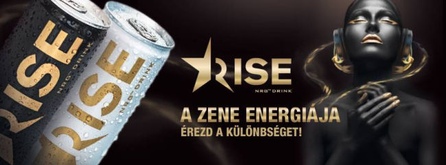 Rise NRG Drink - A zene energiája.