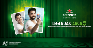 Heineken legendak arca flyer.