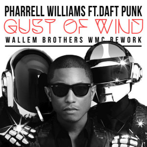 Pharrell Williams feat. Daft Punk - Gust of Wind 2014 CD cover / CD borító.